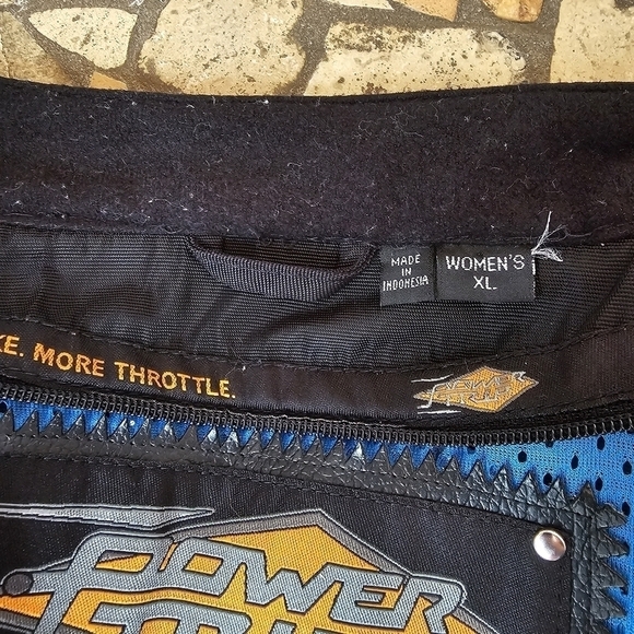 333 Power Trip Motorcycle Motocross Jacket - NO Liner, Black , Size XL - Picture 11 of 16